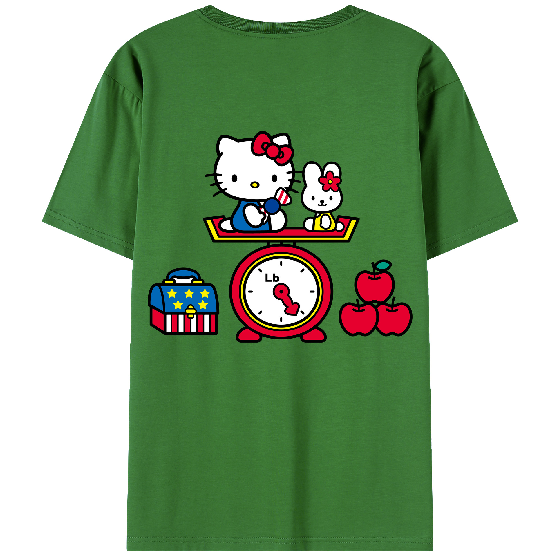 （画像用） Hello Kitty ハローキティ レディース半袖Tシャツ(バックプリント)
